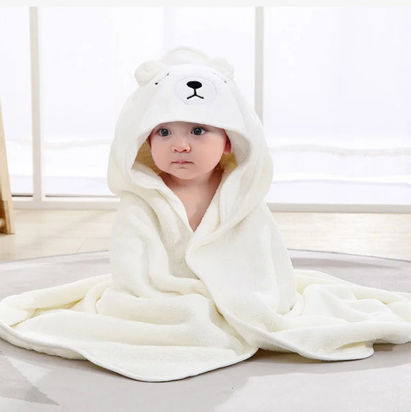 Hooded Animal Baby Bath Towel