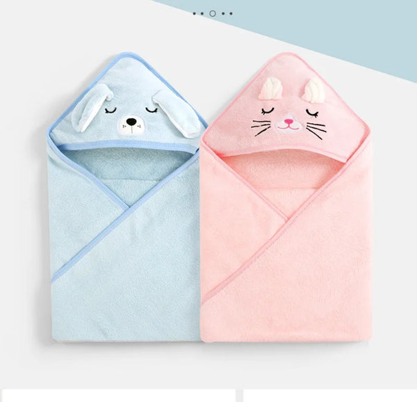 Hooded Animal Baby Bath Towel