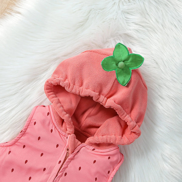 Newborn Sleeveless Hooded Jumpsuit